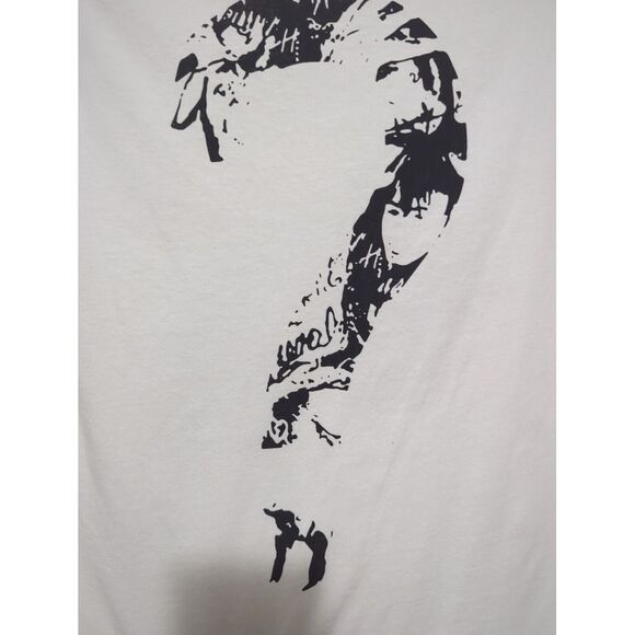 Gekyume XXXTentation Mens White Graphic Question Mark Shirt Size Medium - Picture 6 of 7